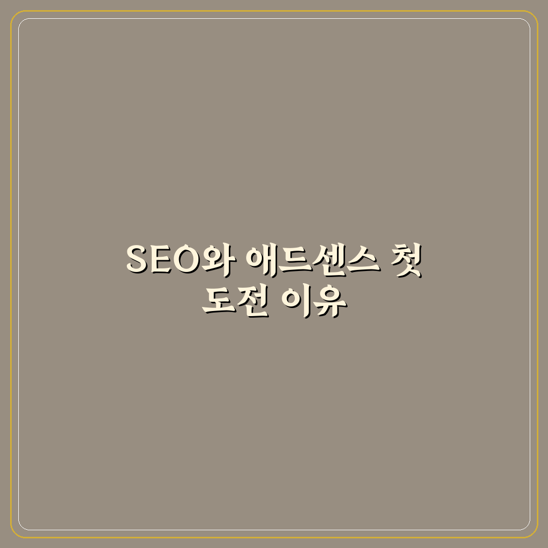SEO 최적화가 애드센스 수익에 미치는 영향 정리 직접 써본 후기
