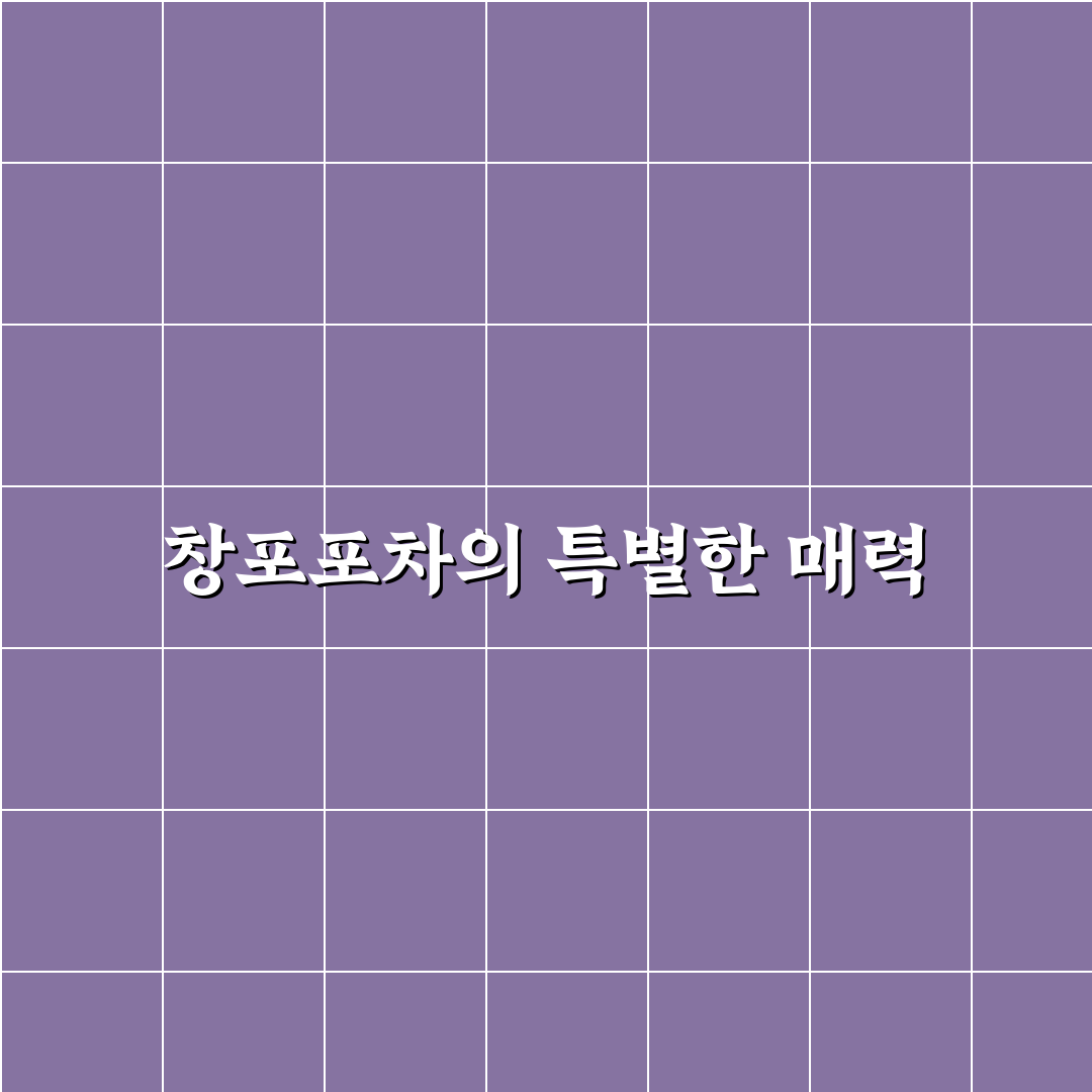 창포포차 방문 전 알아두면 좋은 꿀팁 정리