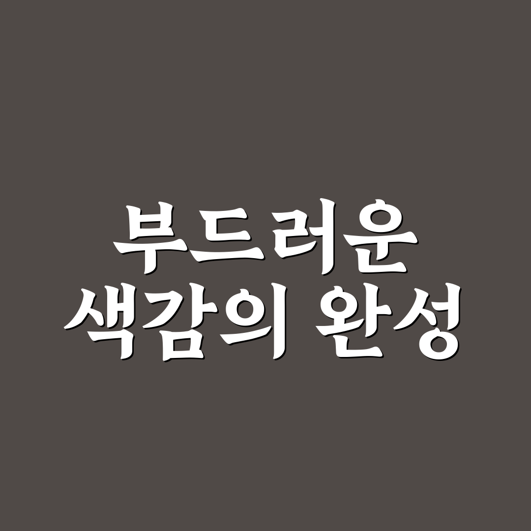 데이지크 수플레 컬러팟 사용법과 추천 컬러 정리
