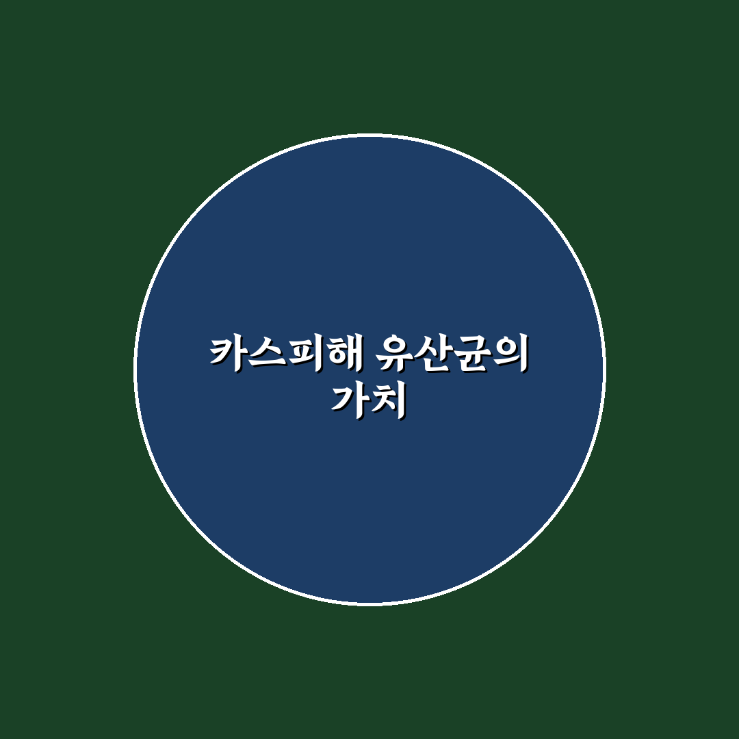 카스피해 유산균 효과와 추천 제품 정리