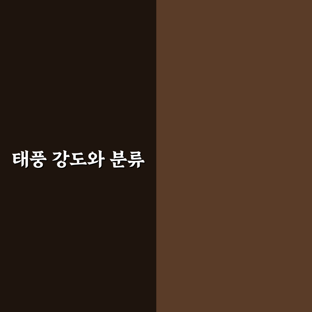 태풍 강도 분류에 대한 완벽 가이드 알려드려요